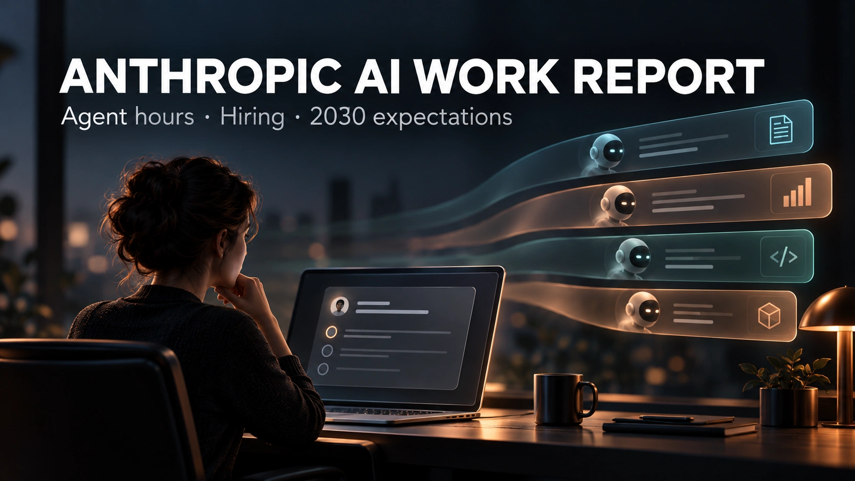 Anthropic AI Work Report: Agent Hours, Hiring and 2030 Forecasts