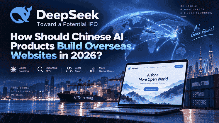 DeepSeek стремится к потенциальному IPO: каким должен быть сайт китайского AI-продукта для выхода на зарубежные рынки в 2026 году?