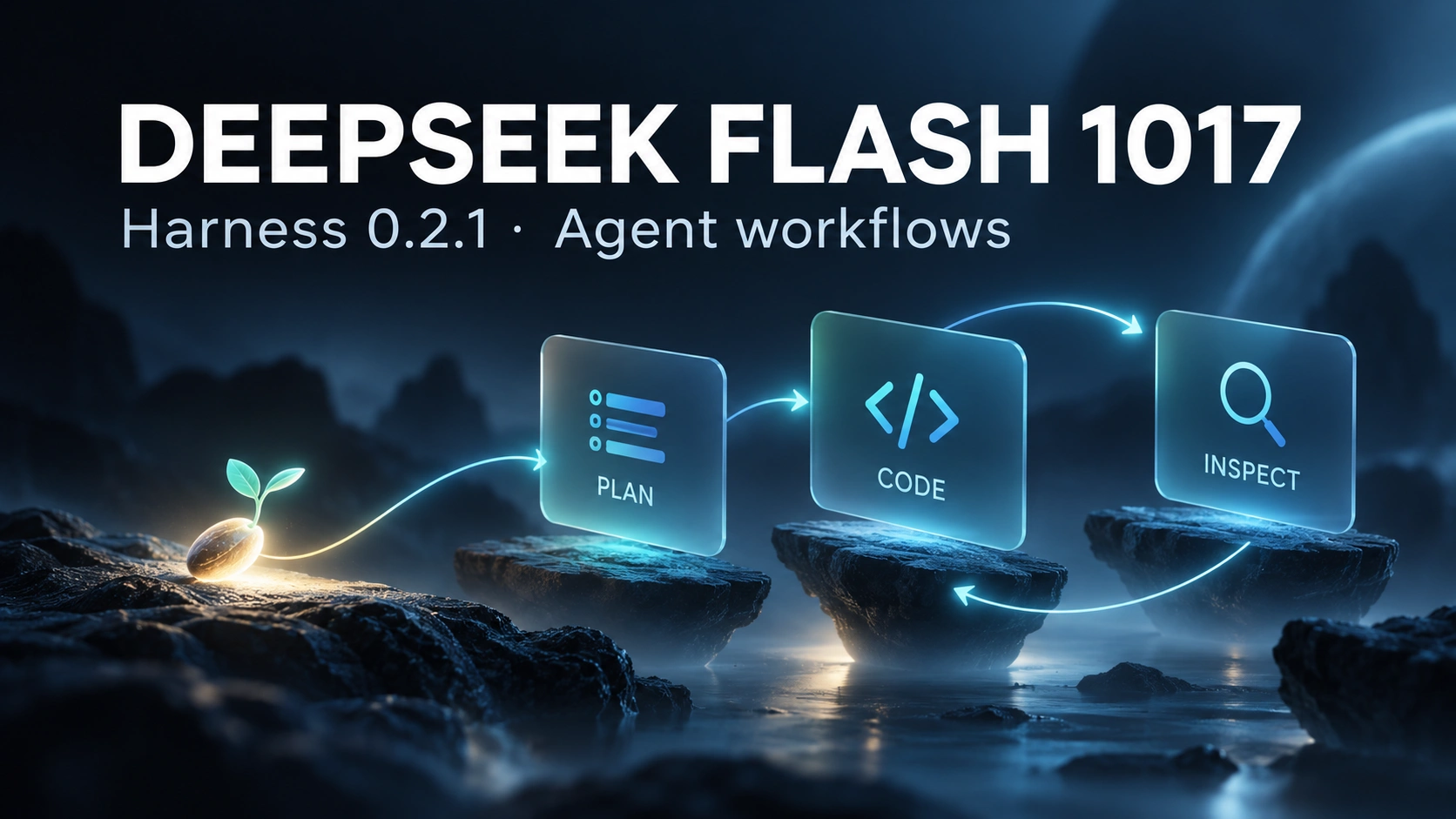 DeepSeek-V4.1-Flash-1017:ベンチマーク、Harness 0.2.1、検索 API