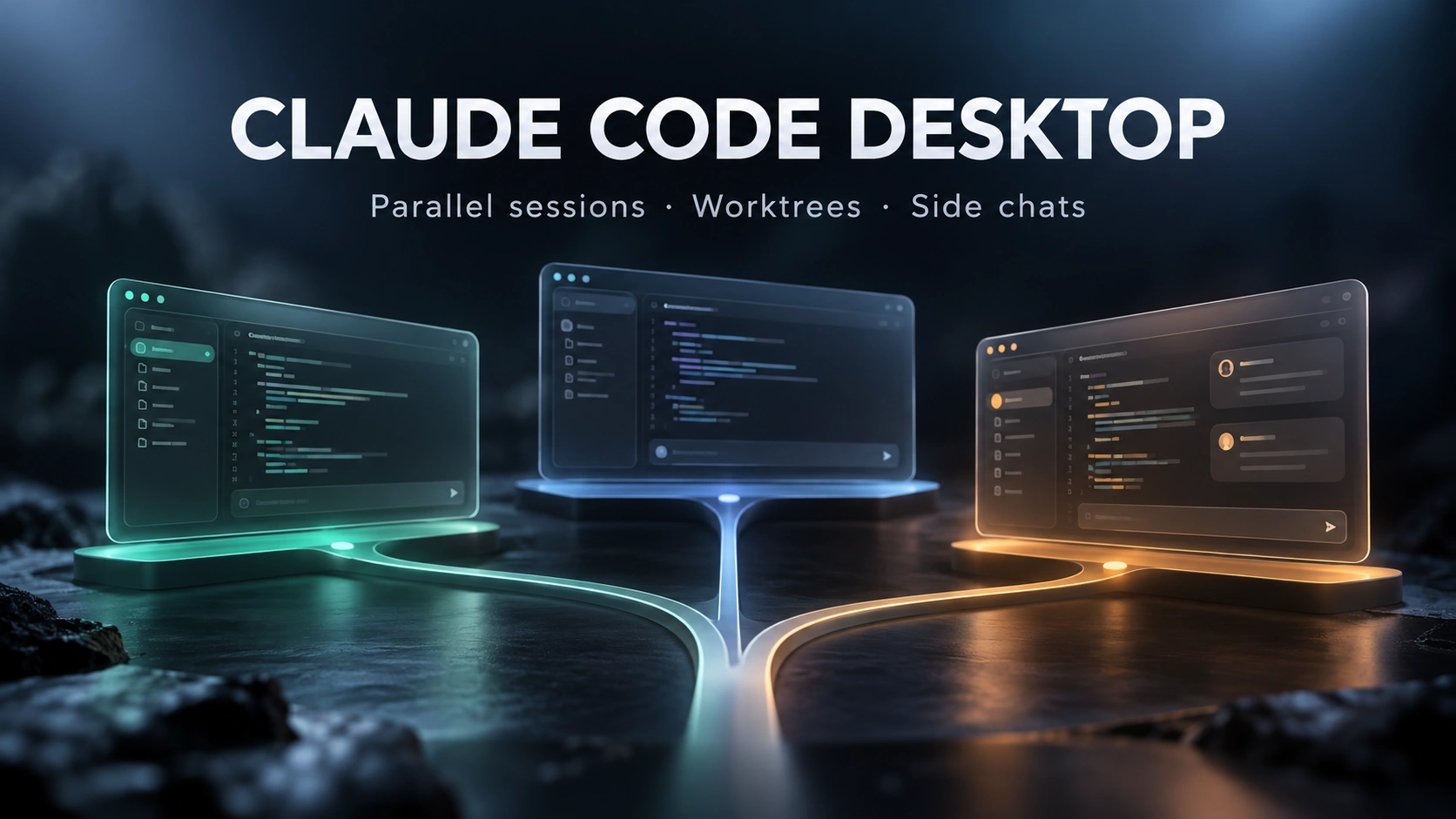 Claude Code Desktop : sessions parallèles, worktrees Git et /btw