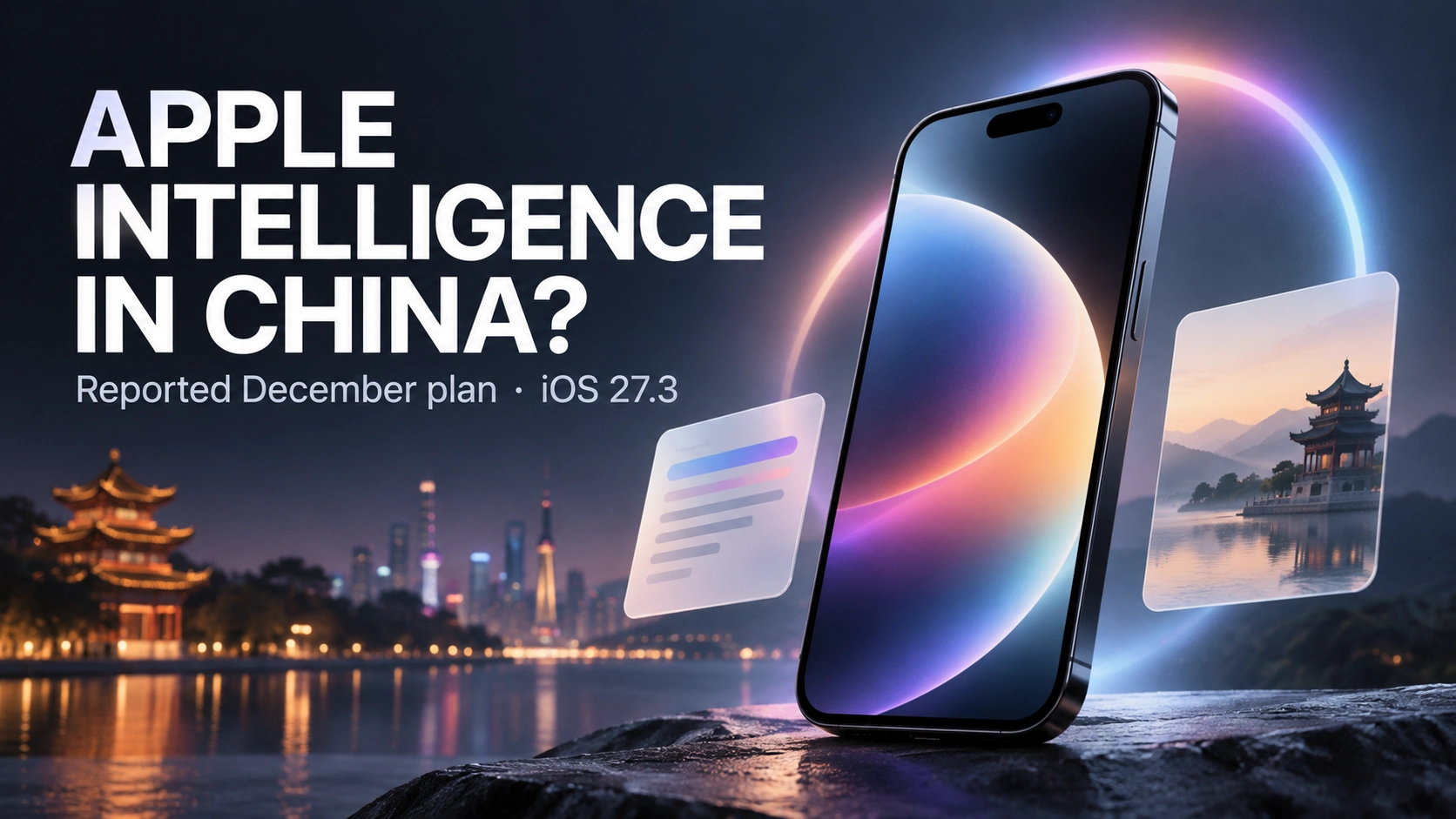 중국의 Apple Intelligence: 보도된 2026년 12월 iOS 27.3 출시