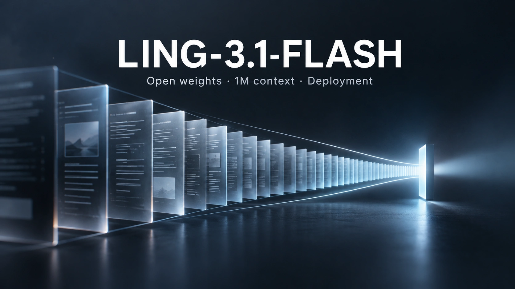 Pesos Abertos do Ling-3.1-flash: Contexto de 1M, GPUs e Benchmarks