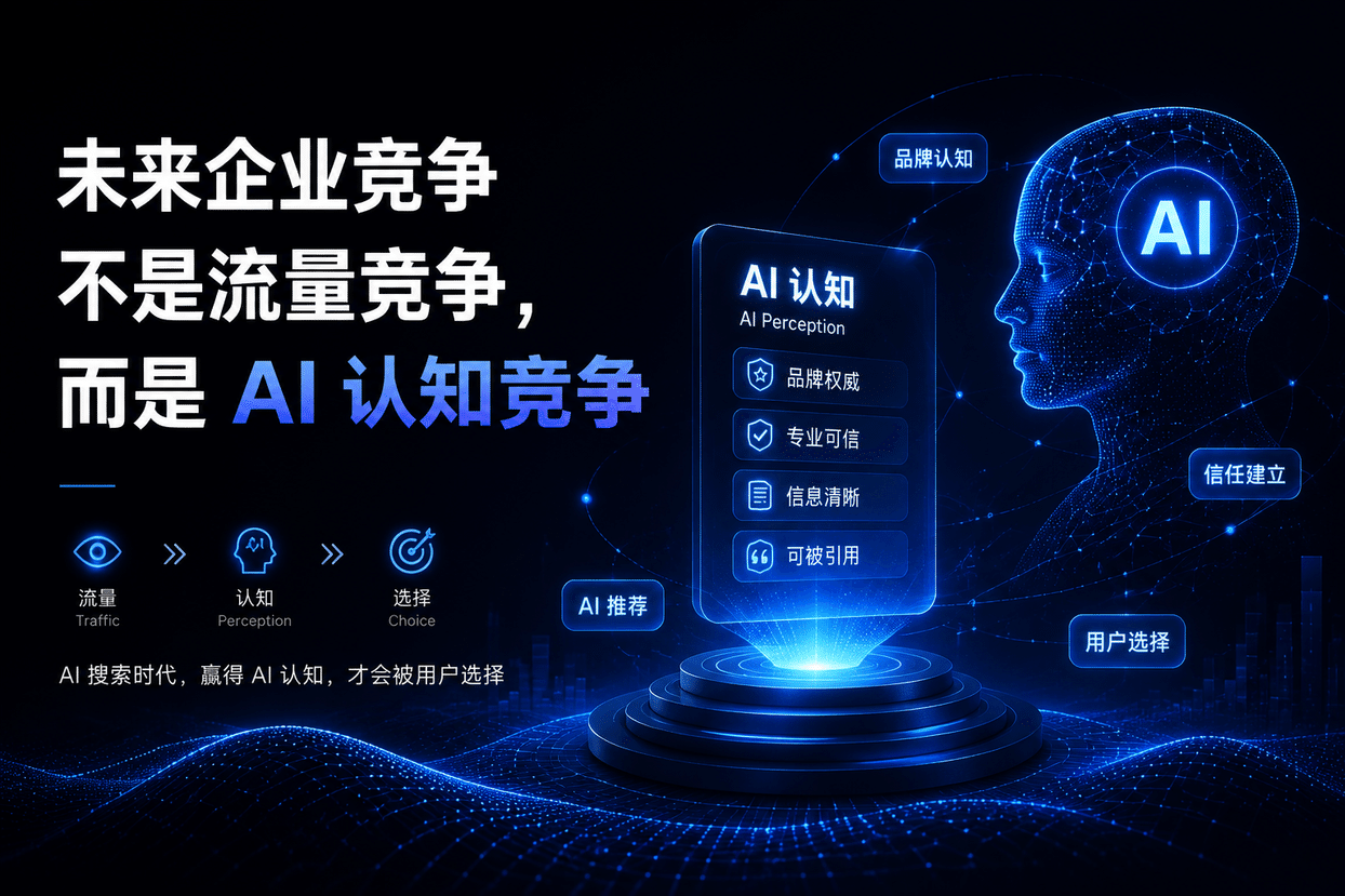 未来企业竞争不是流量竞争，而是 AI 认知竞争