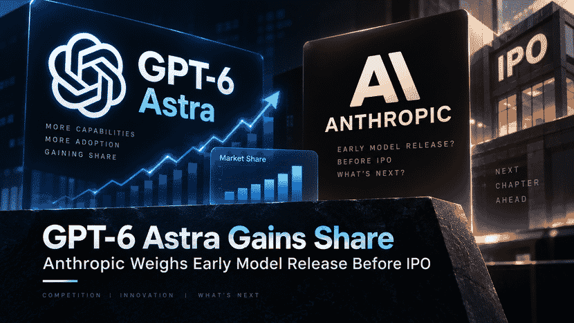 GPT-6 Astra gewinnt Marktanteile: Anthropic erwägt frühere Veröffentlichung vor dem Börsengang