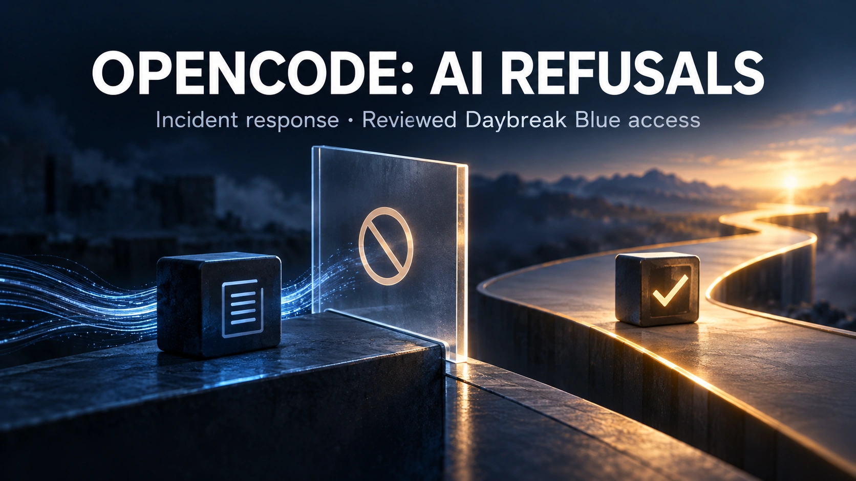 OpenCode AI Refusals: Incident Response and Daybreak Blue Access
