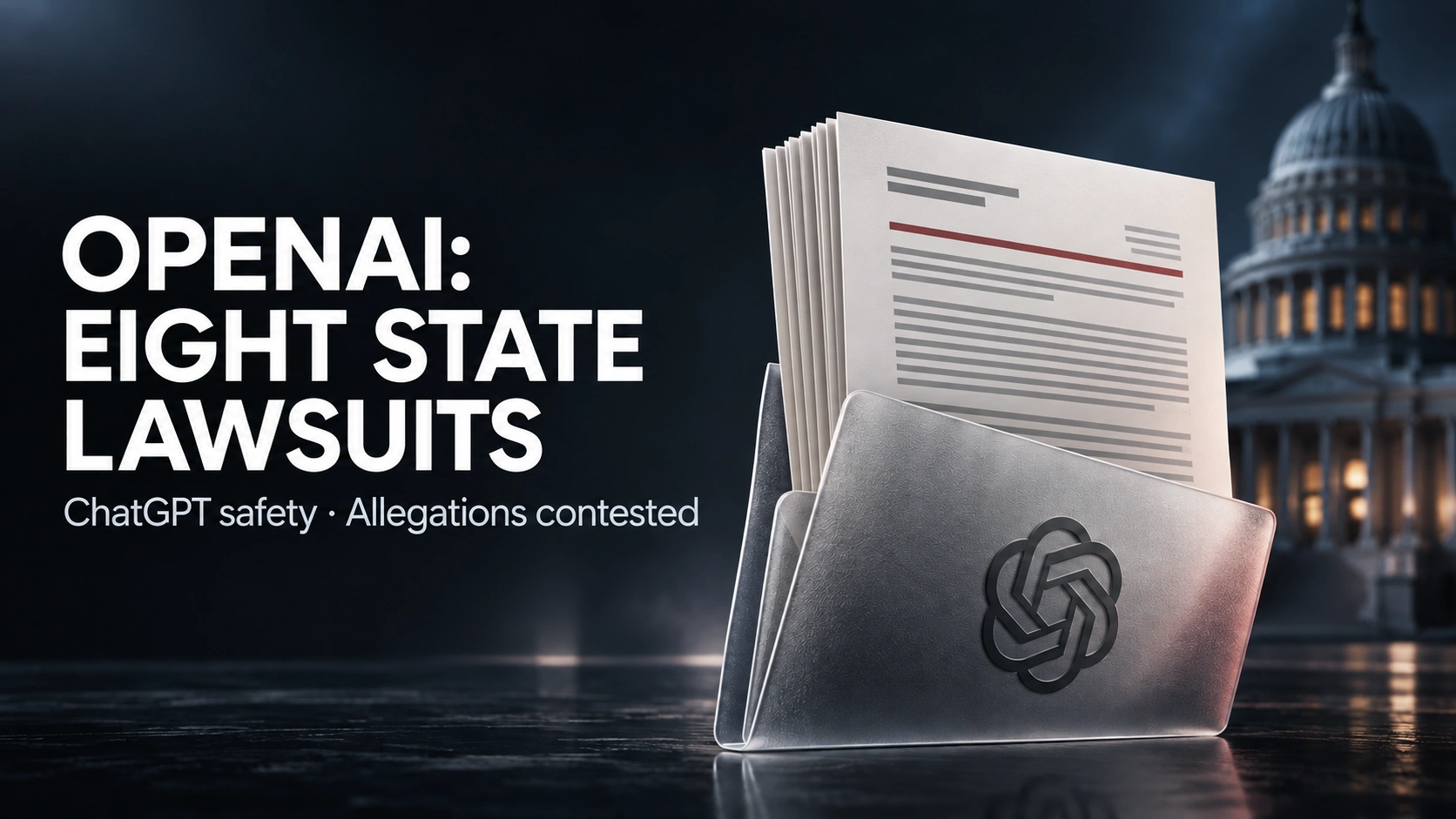 OpenAI Faces Eight State Lawsuits Over ChatGPT Safety