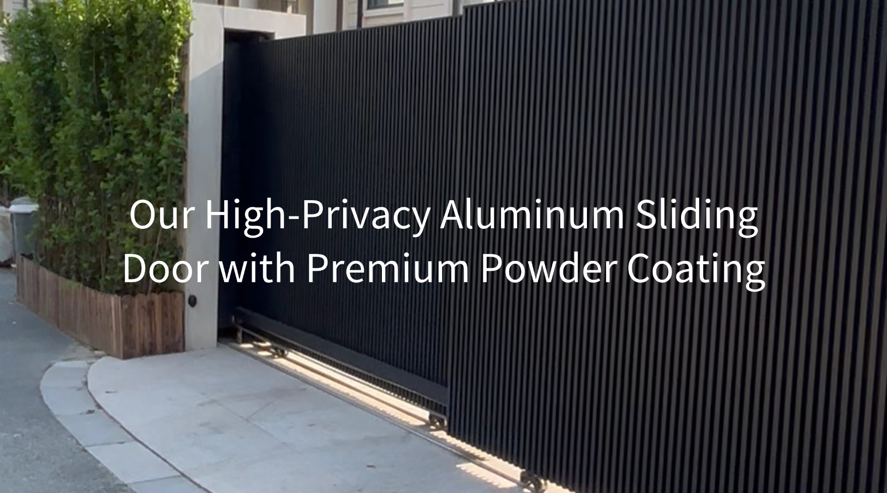 Inspecting coated aluminum profile samples in natural sunlight