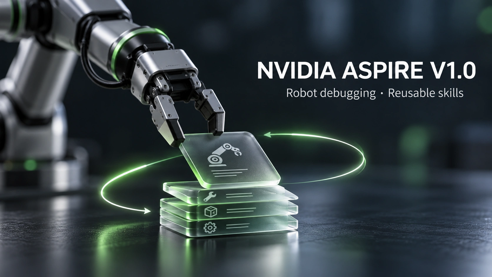 NVIDIA ASPIRE V1.0: 로봇 디버깅과 재사용 가능한 스킬의 작동 방식