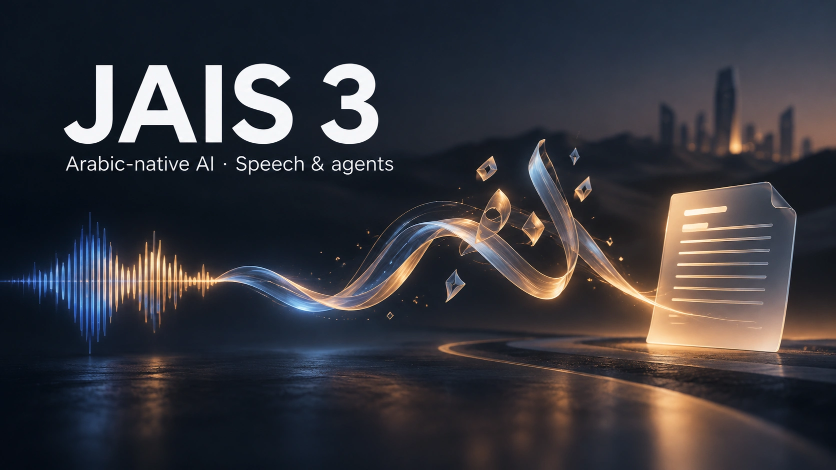 Jais 3, l’IA arabe : modèles, Jais-ASR, limites de contexte et prise en charge des agents