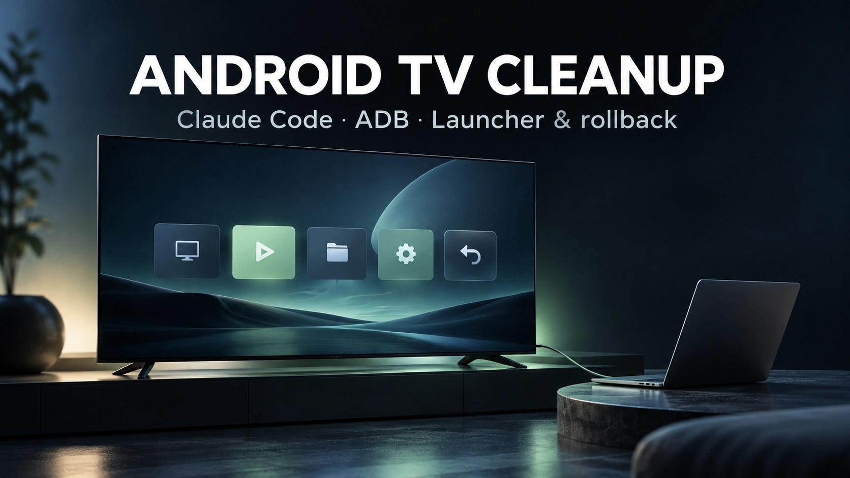 Android TV Cleanup With Claude Code: ADB, FLauncher and Rollback