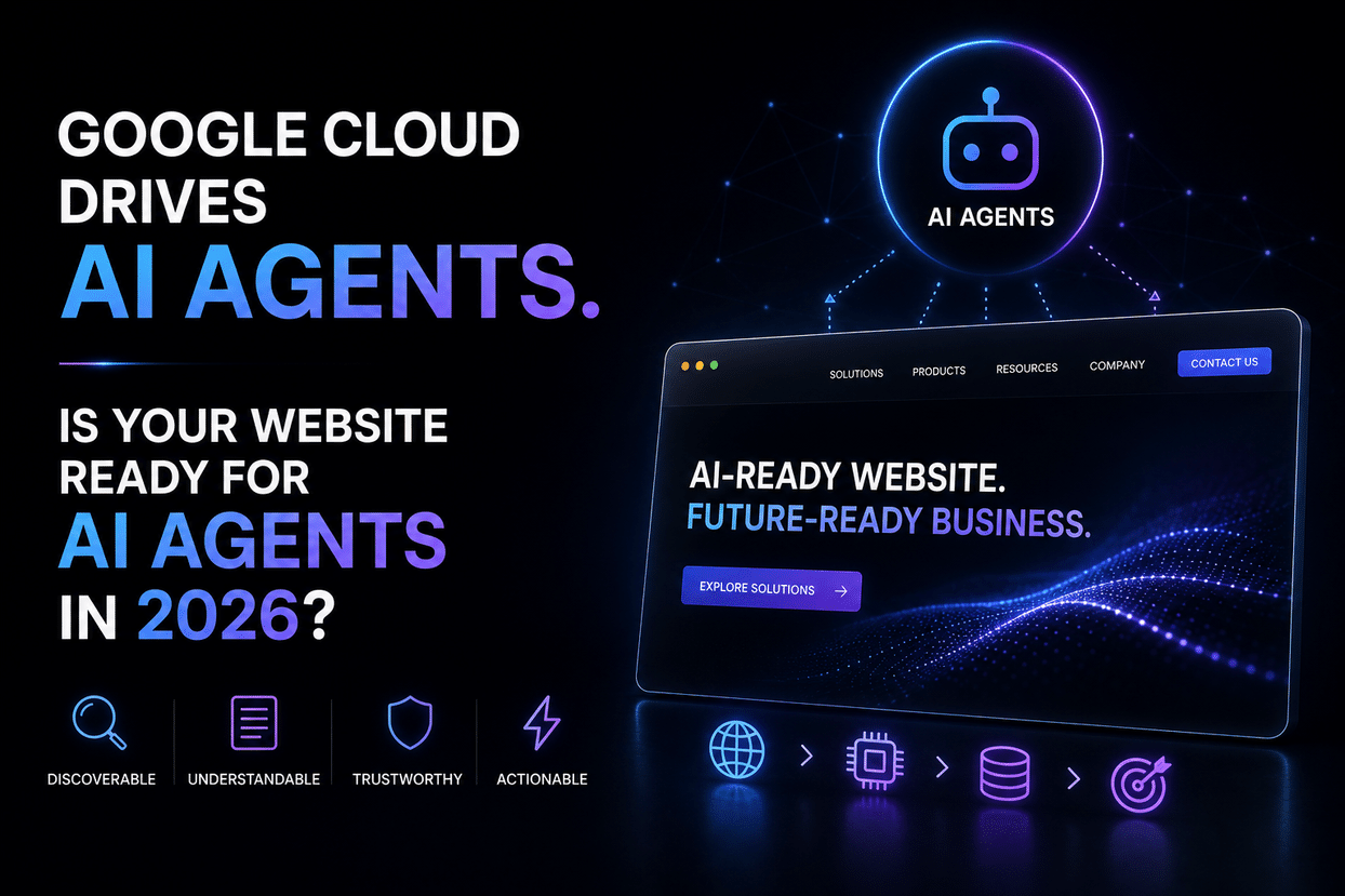 Google Cloud 都开始推动 AI Agent 企业落地：2026 年官网是不是应该为 AI Agent 准备？
