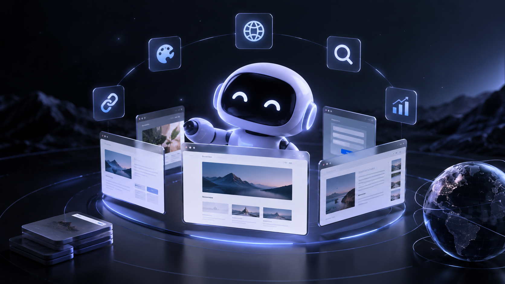 KI-Website-Tools 2026 vergleichen: Gratis-Kontingente, Chinesisch, Domains und SEO/GEO