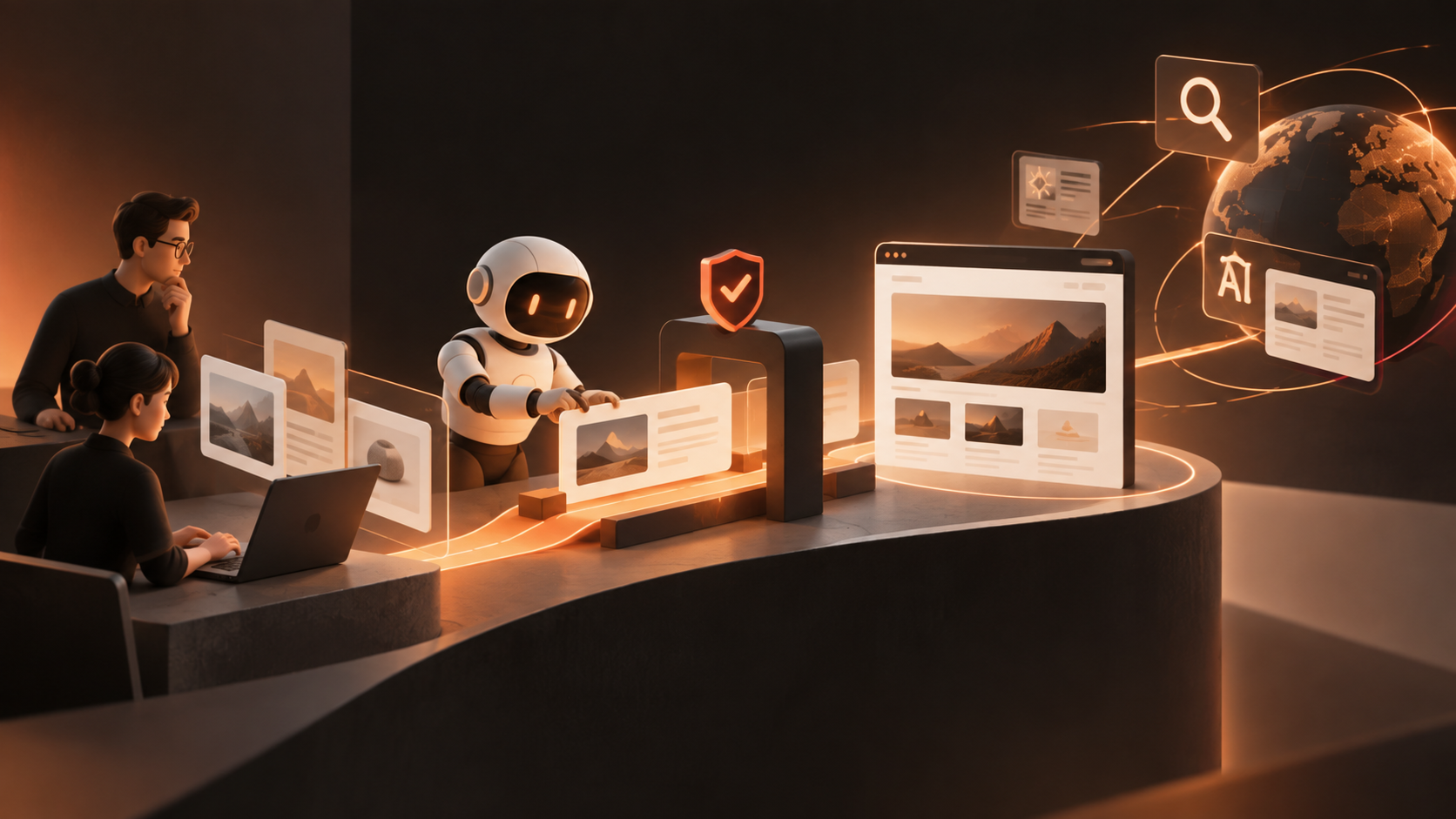 we0 与 Webflow 做企业官网：AI 搜索时代的内容更新与发布流程怎么比？
