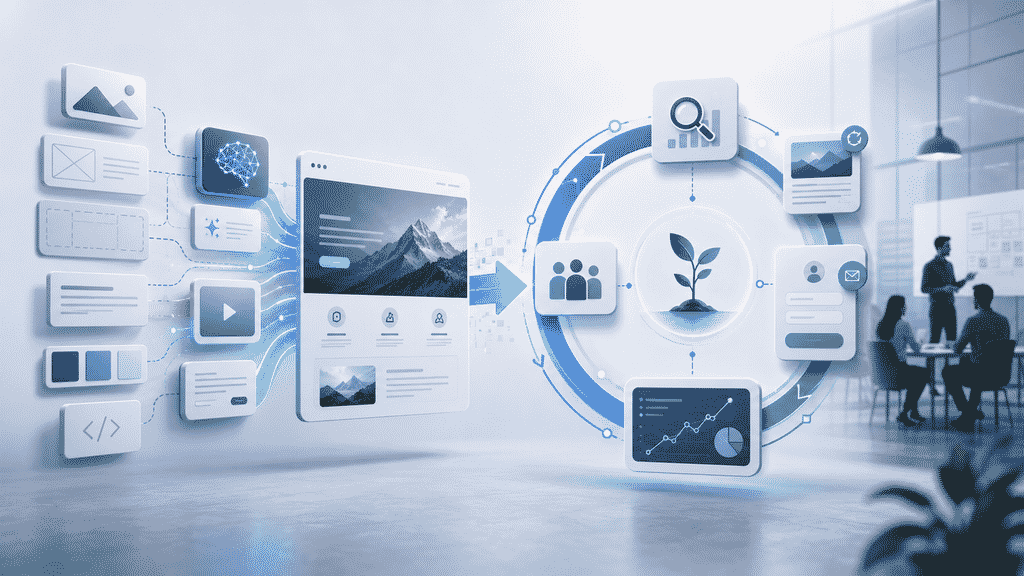 Ключевой механизм перехода от Build к Grow: превращение разовой поставки в цикл