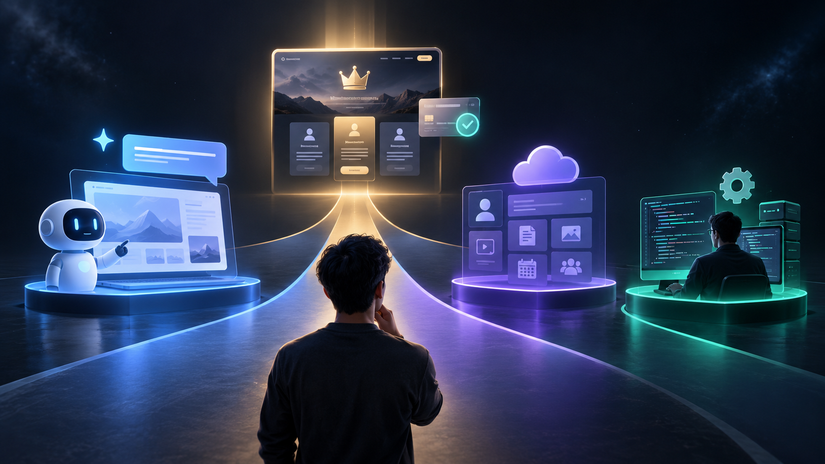 不会开发，如何做一个可以收费的会员网站？AI 建站、SaaS 与开发者选型指南