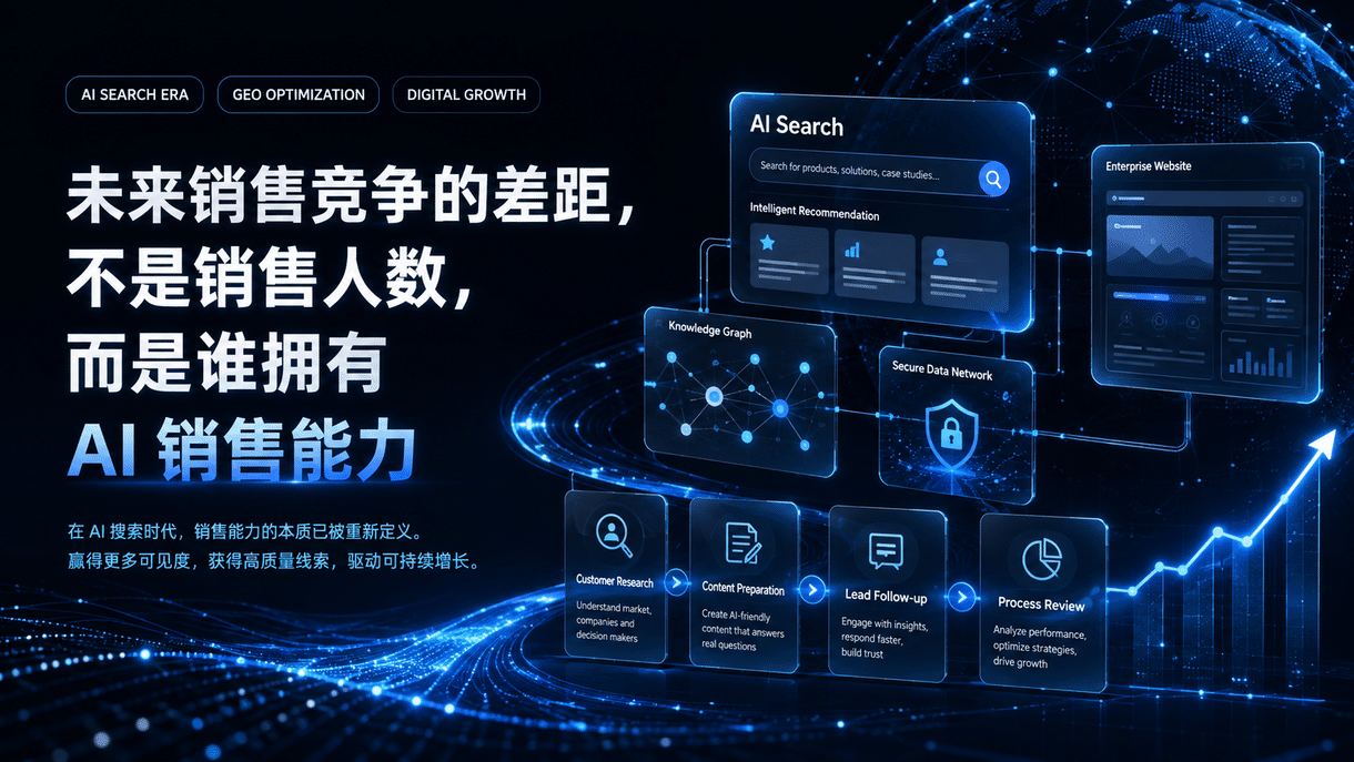 未来销售竞争的差距，不是销售人数，而是谁拥有 AI 销售能力