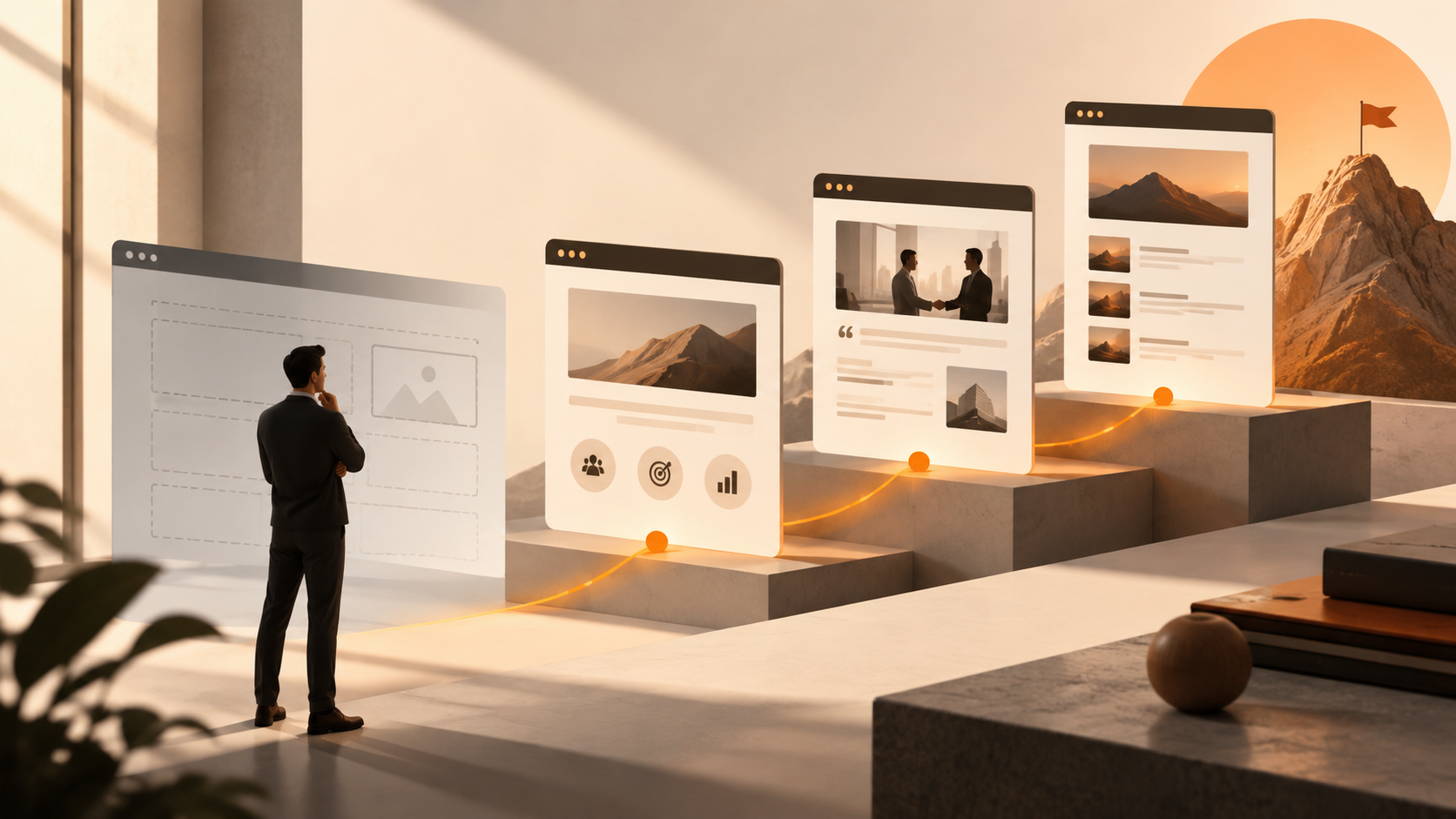 When no public case studies are available, how can you avoid leaving your website blank?