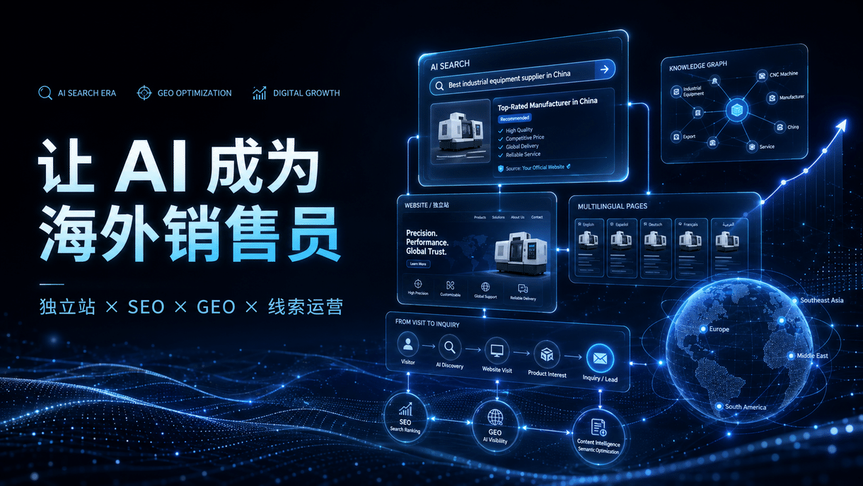 中国制造企业的新机会：让 AI 成为你的海外销售员