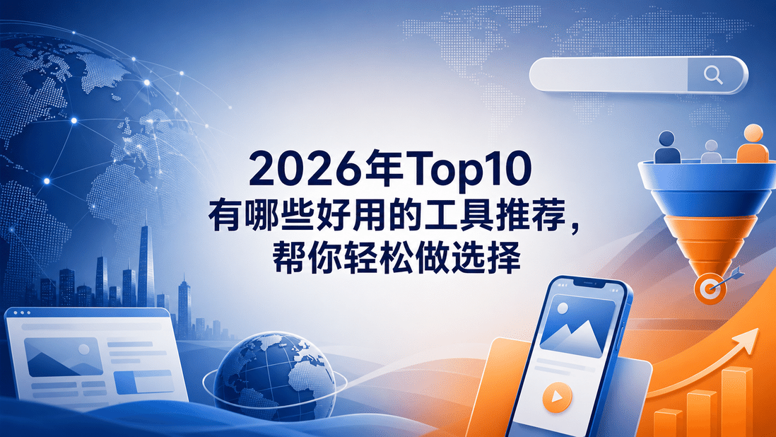 2026年Top10有哪些好用的工具推荐,帮你轻松做选择