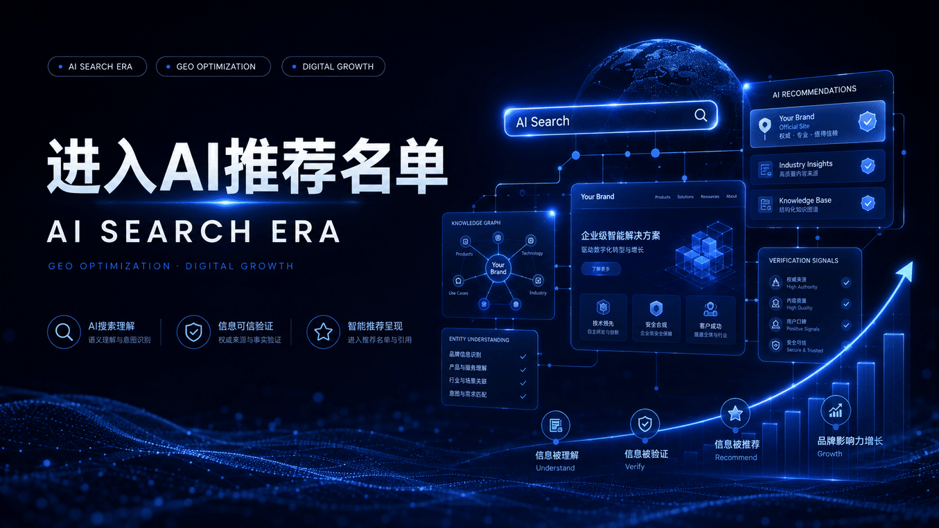 AI搜索正在重新分配流量：为什么品牌必须进入AI推荐名单