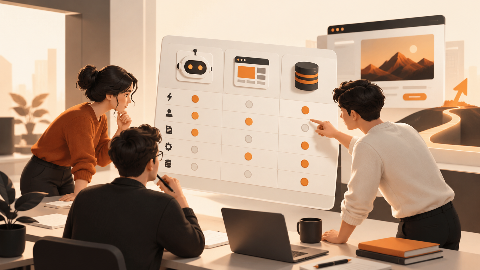 Use a decision table to turn selection into ownership