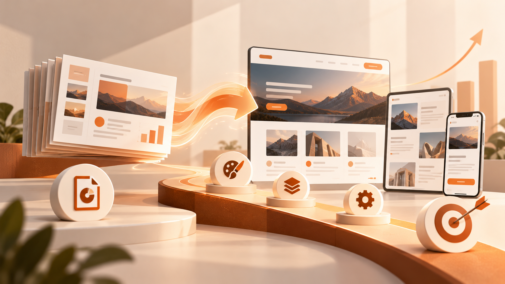 7. Eine umsetzbare Vorgehensweise, um eine PPT tatsächlich in eine Unternehmenswebsite umzuwandeln